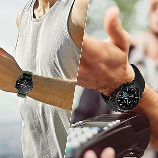 Dây đồng hồ vải bện Nylon size 22mm Dây đồng hồ vải bện Nylon size 22mm